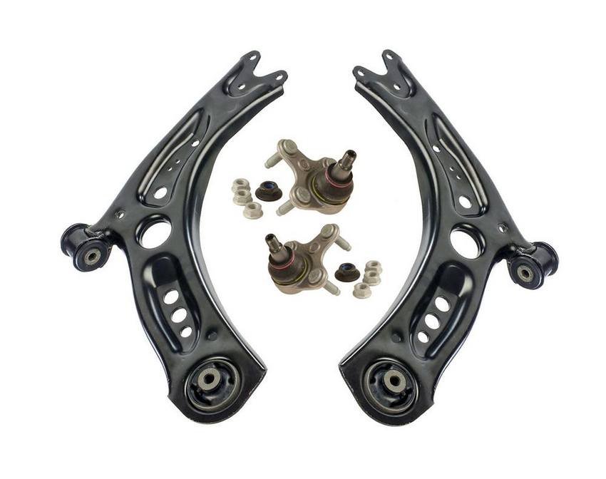 Audi VW Suspension Control Arm Kit - Front (Driver and Passenger Side) 5Q0407152R - Lemfoerder 3089469KIT